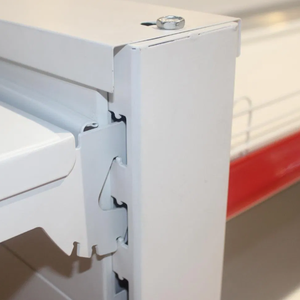 סופרמרקט מעמד מעמד אור עמיד אור פלדה פלדה מתכת גונדולה מתלה חד צדדית באיכות טובה מדפים עבור חנויות מכולת - Product Image 1