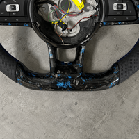Volant en fibre de carbone Golf MK7 pour Volkswagen GTI GTD GTE R MK7.5 Polo GTI Passat Tiguan Jetta Volant personnalisé