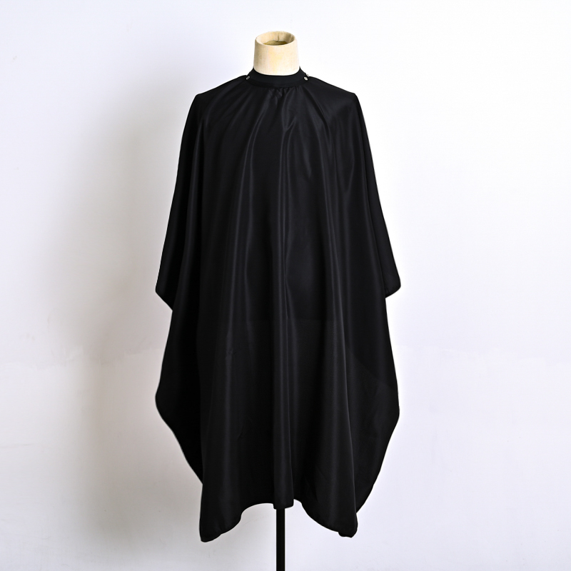 KEFEI оптовая продажа, водонепроницаемая Парикмахерская накидка с логотипом на заказ для парикмахерской, накидка для салона стрижки волос с силиконовой шеей