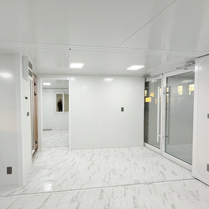 Maison conteneur préfabriquée extensible de 20 pieds, design modulaire avec 3 chambres, salle de bain, terrasse, maison préfabriquée modulaire économique - Product Image 6