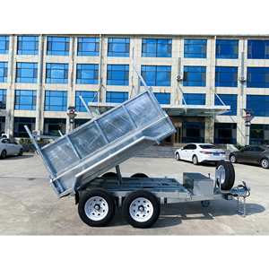 Remorque à benne basculante à double essieu de norme australienne, tailles personnalisables 8*5 et 10*6 pieds, remorque à benne basculante pour marchandises et utilitaires ATM3500kg - Product Image 4