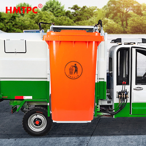 Grand bac d'extérieur conteneur <span class=keywords><strong>mobile</strong></span> de recyclage plastique 360L seau <span class=keywords><strong>orange</strong></span> deux ans de garantie seau seau HDPE haute densité - Product Image 6
