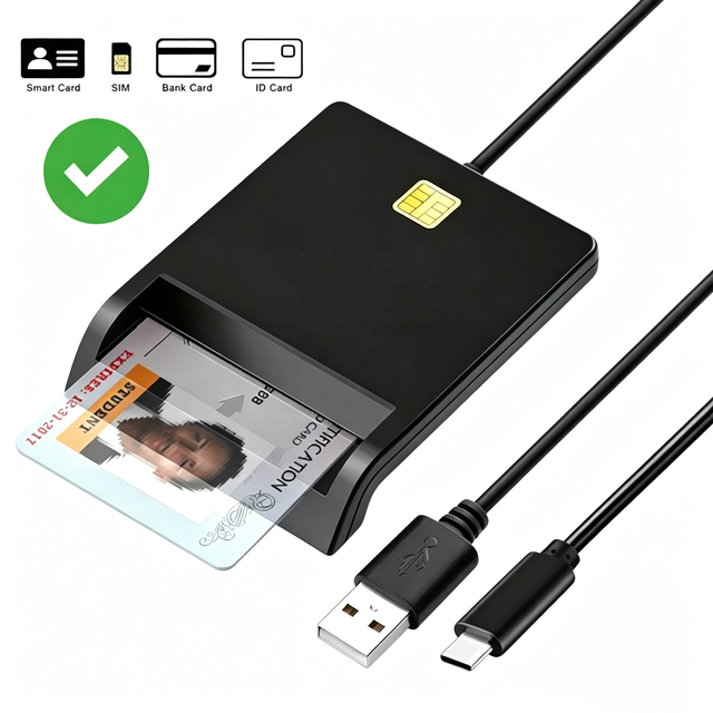 Top Seller USB 2.0 ISO7816 CAC ID IC ATM EMV Bank Credit Smart Chip Card Reader Writer