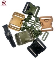 Prix d'usine – Clips de ceinture robustes écologiques en plastique avec boucle à dégagement rapide latéral, impression personnalisée pour accessoires de sacs
