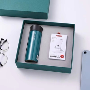 Set de Regalo Corporativo de Lujo Personalizado: Taza Aislada y Batería Externa con Bolígrafo, Logotipo Promocional y Caja de Regalo Inteligente de Lujo - Product Image 4