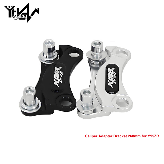 Wholesale Motorcycle Accessories CNC Caliper Adapter Brake Caliper Mounting Bracket 268mm for Y15ZR