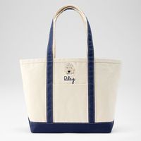 Sac fourre-tout personnalisé en toile souple brodée de grande capacité pour le shopping et les voyages