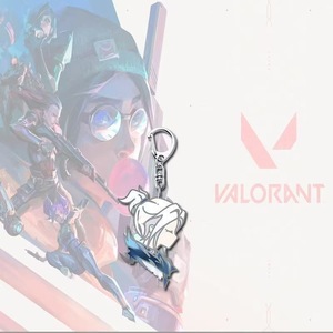 Portachiavi in acrilico con personaggio Chibi di Valorant Fade Sage, ciondolo per borsa a forma di cartone animato, accessorio per zaino studentesco, regalo per fan del gioco - Product Image 3