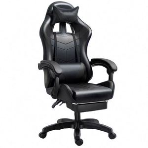 <span class=keywords><strong>Chaise</strong></span> de bureau PC de jeu inclinable en cuir <span class=keywords><strong>Autofull</strong></span> avec repose-pieds pour gamers - Dropshipping - Product Image 6