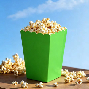 Empaque Personalizable para Palomitas de Maíz en Colores Brillantes con Diseño Cónico para Exhibición y Regalos - Product Image 2