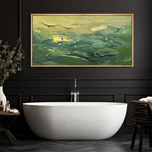 2025 Venta caliente marca Diytree sin marco abstracto CAMPO DE Golf pintura decorativa decoración moderna <span class=keywords><strong>para</strong></span> oficina - Product Image 3