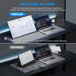 Moniteur de jeu LCD IPS sans fil WiFi 23,8 pouces 1080p HDR 120 Hz en gros, écran portable double pour ordinateur portable avec VESA - Product Image 3