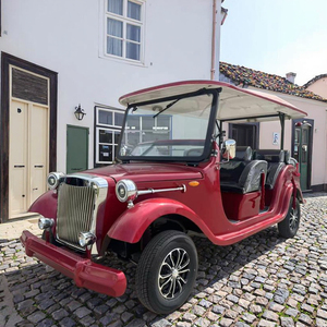 Coche Eléctrico Pequeño de Estilo Clásico Retro, Coche Familiar, Atracción Turística, Autobús Turístico de Estilo Antiguo - Product Image 1