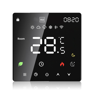 Tuya <strong>WiFi</strong> Smart Thermostat Touch Screen Digital Temperature <strong>Controller</strong> with Voice Control for HVAC <strong>Heating</strong> Cooling - Product Image 2