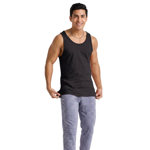 Camiseta sin Mangas Básica de Verano para Hombre y Mujer, de Algodón Puro, para Fisicoculturismo y Fitness, Diseño Personalizado al por Mayor - Product Image 1