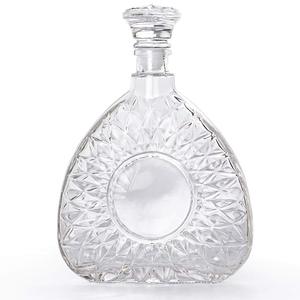 Decantador de Licor de Vidrio con Tapón Hermético y Diseño Estampado en Oro para Whisky, Brandy, <span class=keywords><strong>Bourbon</strong></span>, 25oz/750ml - Product Image 2