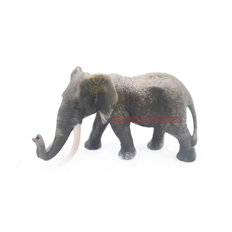 आउटडोर उद्यान लॉन पशु सजावट कला मूर्तिकला फाइबरग्लास हाथी की मूर्ति