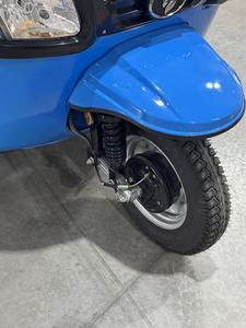 Tricycle Tuk Tuk à <span class=keywords><strong>trois</strong></span> <span class=keywords><strong>roues</strong></span> avec cabine, moteur électrique 200cc, moteur 1000W, usage passagers en Inde et en Afrique - Product Image 2