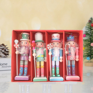 12CM pequeño Cascanueces de madera <span class=keywords><strong>Humpty</strong></span> <span class=keywords><strong>Dumpty</strong></span> decoración navideña festiva para mesa y escaparate para fiestas y celebraciones - Product Image 6
