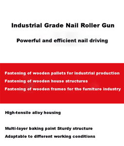 Cloueuse à bobine en acier inoxydable facile à utiliser, cloueuse <span class=keywords><strong>pneumatique</strong></span> avec une longueur de <span class=keywords><strong>clou</strong></span> de 25 à 90 mm <span class=keywords><strong>pour</strong></span> le revêtement de sol et l'emballage - Product Image 6