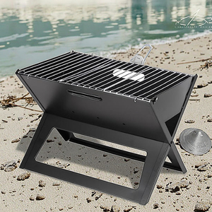 Portable Stainless Steel Folding BBQ <strong>Grill</strong> Modern Style Outdoor <strong>Charcoal</strong> <strong>Grill</strong> for Camping &amp; Cooking - Product Image 3
