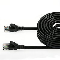Cable de Conexión Ethernet Cat5e UTP, 100Mbps, RJ45, Cable de Red de Cobre Puro 23/24AWG, Cable de Conexión LAN, CE, RoHS, FCC, para Router, Switch, PC