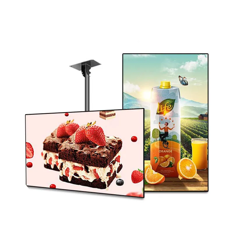 Mağazalar süpermarketler alışveriş merkezleri için HD 4K 1080P 32 inç 18 inç 55 inç reklam ekranı LCD ekran