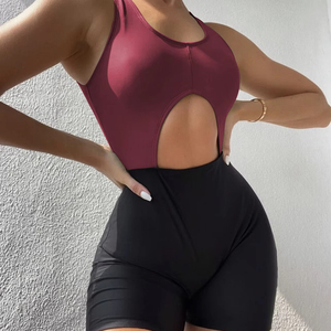 Conjunto de Bikini de Una Pieza de Nuevo Estilo para Mujer, Diseño Sexy, Sujetador Push-Up con Aberturas y Traje de Baño de Cintura Alta - Product Image 3