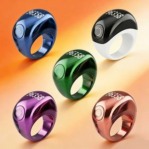 Bague connectée électronique musulmane islamique, compteur de tasbih, réveil numérique Azan, bague de Zikr - Product Image 1