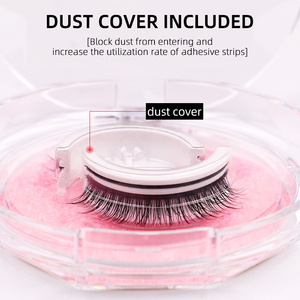 <strong>Reusable</strong> Self <strong>Adhesive</strong> False 25 mm 3d <strong>Eyelash</strong> Natural Mink Lashes Wholesaler Strip 100% Real Mink Self <strong>Adhesive</strong> False <strong>Eyelashes</strong> - Product Image 3