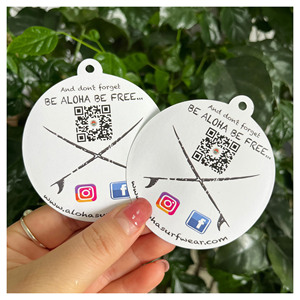 Etiqueta Adhesiva de Vinilo Resistente al Agua, Impresión de Código <span class=keywords><strong>QR</strong></span> en la Parte Posterior, Etiqueta Personalizada con Logotipo Comercial, Etiqueta Troquelada - Product Image 4