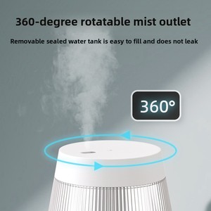 Humidificador con Alimentación USB, Capacidad de 1.0-2.5L, para Dormitorio, Oficina en Casa, con Luz Nocturna y Función de Respiración, para Uso en Escritorio - Product Image 4