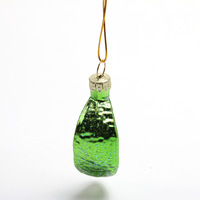 Décorations de Noël en verre en forme de tranches de citron vert, pendentifs artisanaux pour festivals