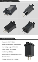 Adaptateur secteur LED étanche IP44 AC/DC 12W pour bande lumineuse de Noël, transformateur basse tension, décoration orientale