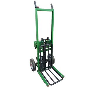 Kereta tangan listrik portabel gudang transportasi troli hidrolik kecil Platform trem listrik - Product Image 1