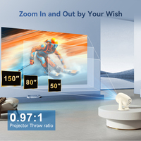 Mini projecteur portable intelligent B10 avec Wifi et Bluetooth, projecteur extérieur, projecteur de films, compatible avec les smartphones et les clés TV