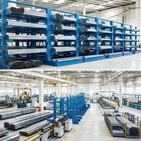 Étagère cantilever en acier réglable robuste pour entrepôt, pour le stockage de marchandises et d'équipements