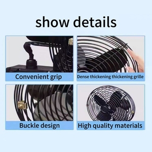21V 8 Inch Cordless Portable Camping <b>Table</b> Fan Lithium Battery Air Cooling <b>Mini</b> Rechargeable Household Hotel Office Car Battery - Product Image 3