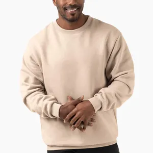 Customized Gym Pullover Men's Hoodies Soft brushed fleece Crewneck Boys sweatshirts