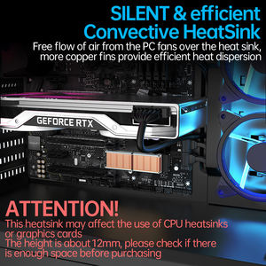 Disipador de Calor JEYIFactory <span class=keywords><strong>M</strong></span>.<span class=keywords><strong>2</strong></span> 2280 para SSD, Híbrido de Cobre/Aluminio, Refrigeración de 401W/mk, 50 Aletas para SSD PCIe 4.0/5.0, en Stock, 1 Año de Garantía - Product Image 6