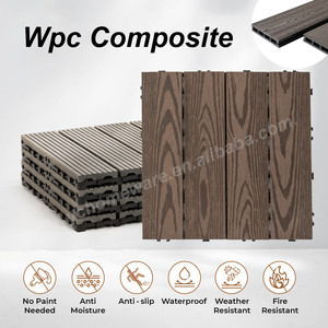 Hiện đại ngoài trời không thấm nước <span class=keywords><strong>WPC</strong></span> decking gạch mềm thảm cỏ Turf đa năng sàn cho playrooms cỏ nhân tạo - Product Image 2