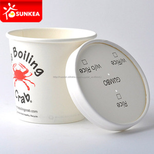 Llevar gachas sopa de arroz gachas tazón de papel - Product Image 1