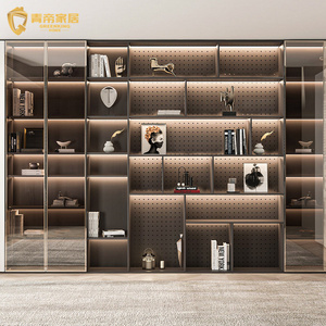 Estantería moderna, armario de <span class=keywords><strong>madera</strong></span> <span class=keywords><strong>para</strong></span> libros, estantería de nuevo diseño <span class=keywords><strong>para</strong></span> el hogar, muebles de <span class=keywords><strong>madera</strong></span>, tablero E0 ENF, sin pintura o <span class=keywords><strong>madera</strong></span> con pintura CN - Product Image 5