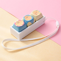 Custom Keycap Keychain Factory Wholesale Any UV Printing Keyboard Keychain Mechanical Keyboard Switch Fidget Promotional Gift