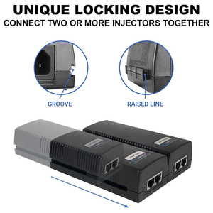 Inyector PoE Gigabit 48V 56V, Adaptador de Corriente de 30W de un Solo Puerto, Alimentación de Red a Través de Ethernet para Teléfono VoIP, OEM - Product Image 4