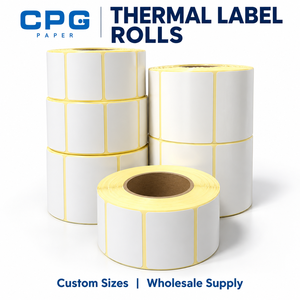 Étiquettes de code-barres personnalisées 100x150, autocollantes, rouleau d'étiquettes d'adresse express 4"x6", étiquettes d'expédition pour imprimante thermique - Product Image 1