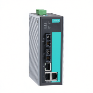 Commutateur Ethernet industriel Moxa EDS-405A-SS-SC Enterprise 5 ports 24V sur rail DIN avec 5 ports RJ45 100 Mbps - Product Image 2