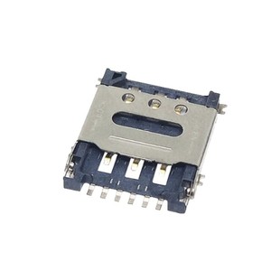 Ranura para tarjeta SIM de plástico tipo flip, de 6 y 8 pines, repuesto para accesorios de teléfonos móviles - Product Image 1