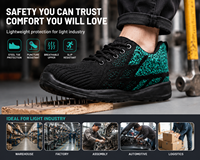 Chaussures de sécurité unisexe ACE avec embout en acier, antistatiques, respirantes, tige en maille, taille personnalisable, coupe basse, printemps-automne, pour usine