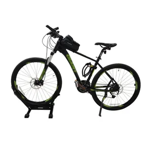 JH-Mech support de vélo extérieur facile à assembler compatibilité support de sol de vélo en métal pour vélos de montagne et de route